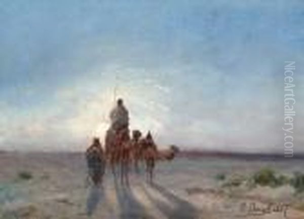 Caravanes Au Crepuscule - view 1