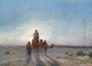 Caravanes Au Crepuscule