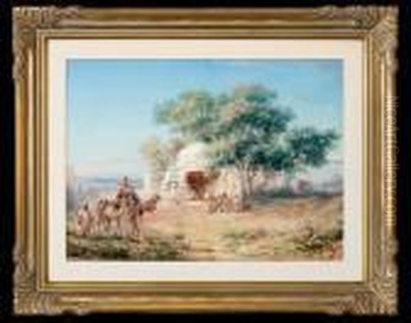 Arabs At Caravanserai - view 1