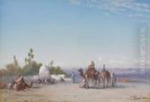 A Midday Rest In The Desert by Paul Pascal