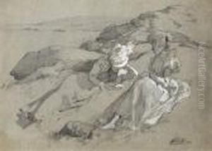 Deux Femmes Lisant Dans Les Dunes Deux Femmes Lisant Dans Les Dunes