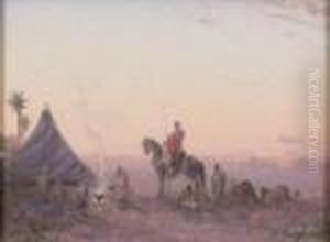 Campement Arabe by Paul Pascal