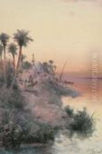 Stimmungsvolle Orientalische Kustenlandschaft