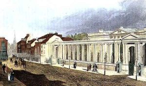 Carlton House, from Ackermanns Repository for the Arts, Literature, Commerce, Manufacture, Fashion and Politics, published 1809 by T. Rowlandson & A.C. Pugin