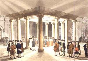 The Coal Exchange, Lower Thames Street from Ackermanns Microcosm of London