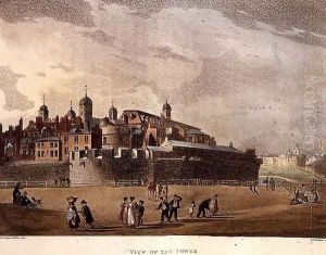 View of the Tower, from Ackermanns Microcosm of London, Volume III, Pub. 1809 View of the Tower, from Ackermanns Microcosm of London, Volume III, Pub. 1809