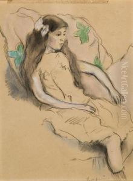 Fillette Assise - view 1