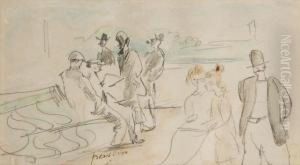 Scene De Rue by Jules Pascin