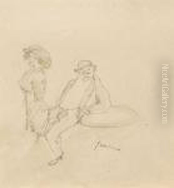 Couple En Terrasse - view 1