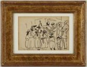 Aux U.s.a. by Jules Pascin