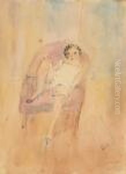 Jeune Femme Assise - view 1