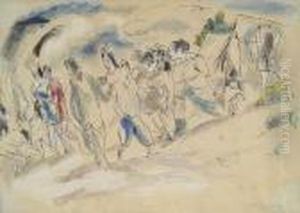 Reunion De Famille. by Jules Pascin