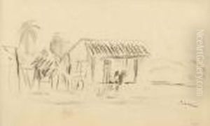 Petite Maison A Cuba by Jules Pascin