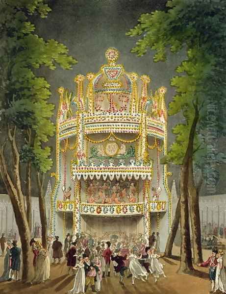 Vauxhall gardens, 1808 - view 1