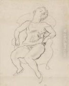 Femme Sur Un Fauteuil