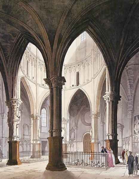Temple Church, 1809 - view 1