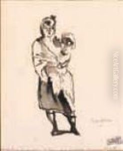Jeune Maman by Jules Pascin