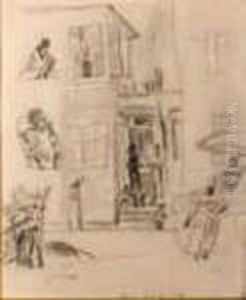 Maison A Cuba by Jules Pascin
