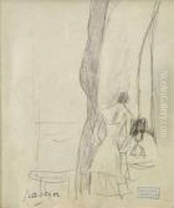 Deux Jeunes Filles by Jules Pascin
