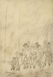 Les Parents Et Les Enfants by Jules Pascin