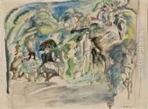 Parc A La Havanne by Jules Pascin