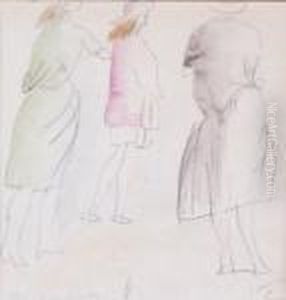 Les Trois Femmes by Jules Pascin