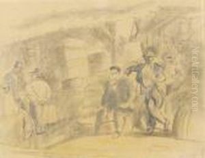 Dans La Rue, Cuba by Jules Pascin