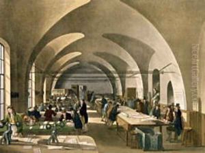 Stamp Office, Somerset House, from Ackermanns Microcosm of London Stamp Office, Somerset House, from Ackermanns Microcosm of London