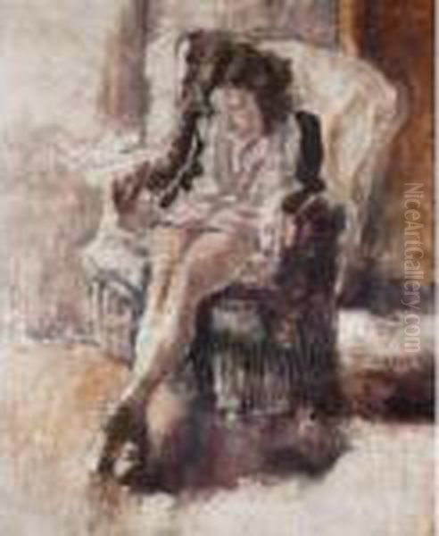 Jeune Fille Assise - view 1