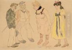 L'entremetteuse by Jules Pascin