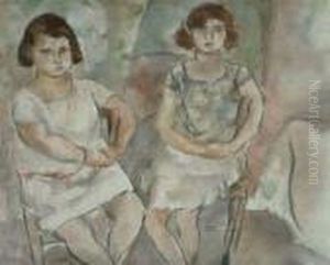 Rosette Et Nana by Jules Pascin