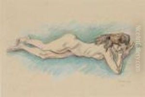 Nu Allongee by Jules Pascin