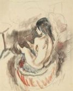 Femme Assise by Jules Pascin