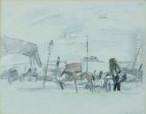 Embarcadere A Cuba by Jules Pascin