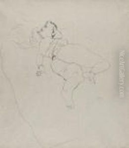 Nu De Dos by Jules Pascin