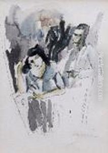Couple by Jules Pascin