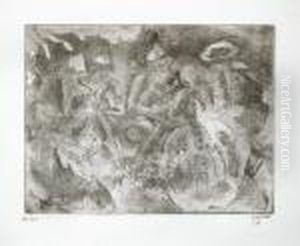 La Partie De Cartes by Jules Pascin