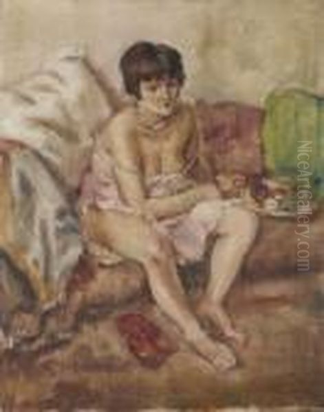 Jeune Femme Au Plat De Fruits (girl With Bowl Of Fruit) - view 1