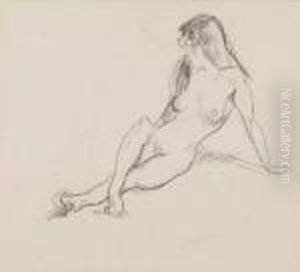Modele Assis by Jules Pascin