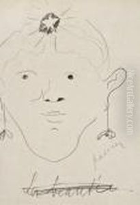 Femme Au Diademe by Jules Pascin