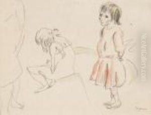 Deux Fillettes by Jules Pascin