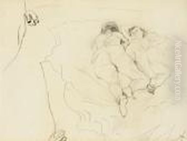 Deux Femmes Allongees - view 1