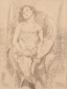 Nu Feminin by Jules Pascin