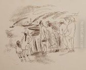 Illustrations For Ferme La Nuit by Jules Pascin