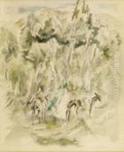 Promenade by Jules Pascin