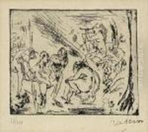 Les Baineurs by Jules Pascin