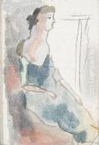 Femme Assise by Jules Pascin