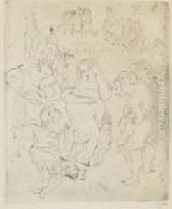 La Cruche Cassee by Jules Pascin