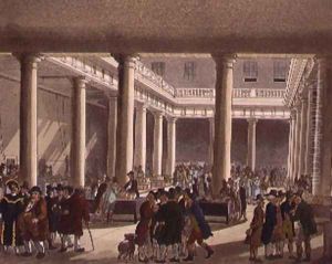 The Corn Exchange from Ackermanns Microcosm of London 1808 The Corn Exchange from Ackermanns Microcosm of London 1808