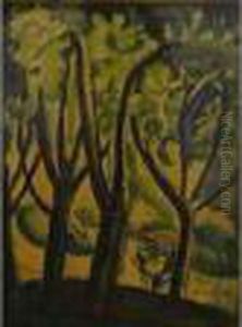 Conversation Dans Le Parc by Jules Pascin